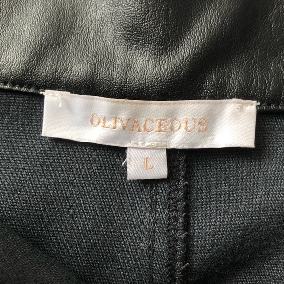 Vegan Leather Mini Skirt - Picture 4 of 4